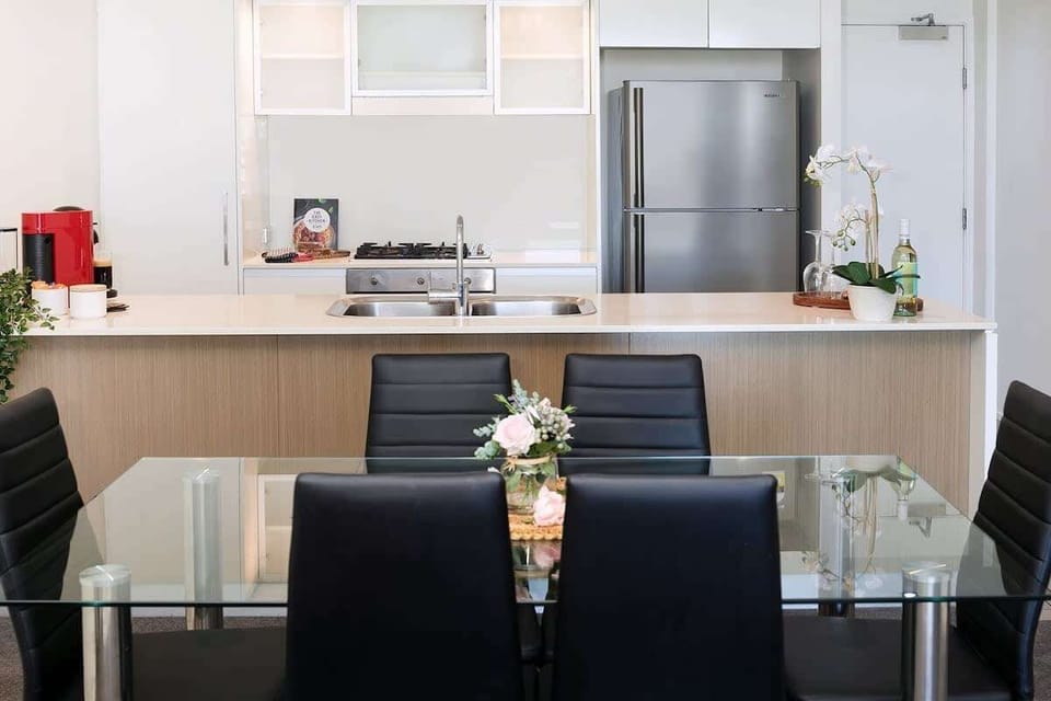 Kitchen and dining area