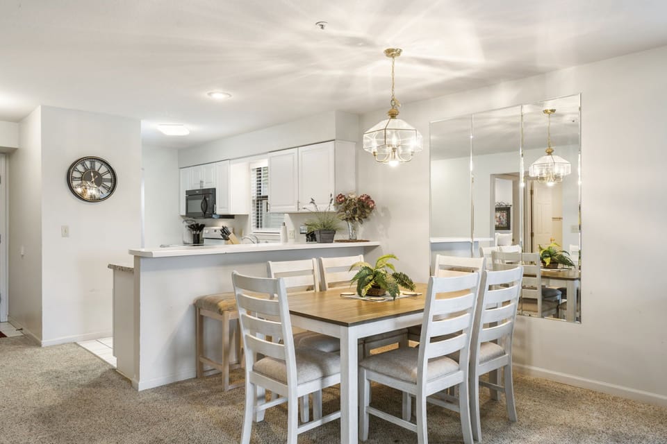 Dining Table Plus Bar Seating