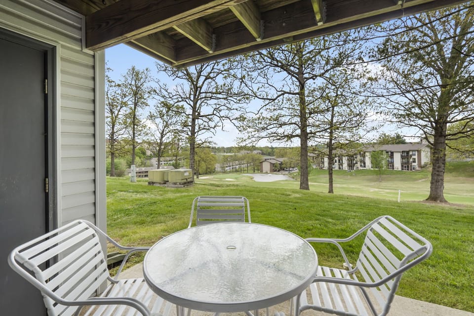 Covered Patio with Green Space