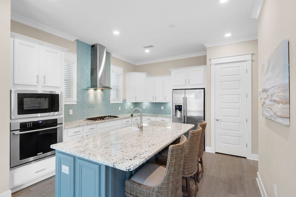 Large kitchen island