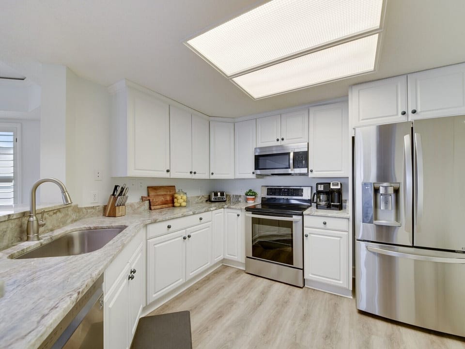 Updated Kitchen with Stainless Steel Appliances at 4501 Windsor Court North