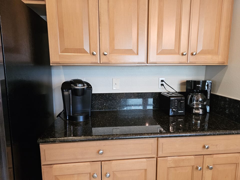 Make your Cup of Morning Coffee with the Coffee Pot or Keurig.