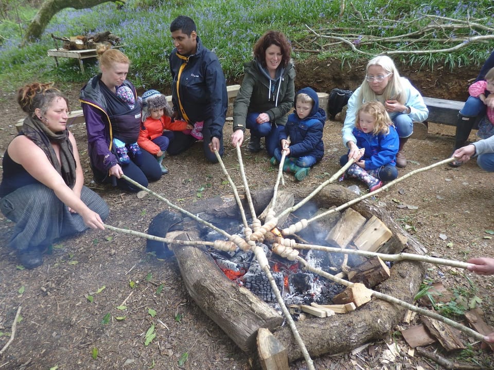 Woodland Adventures baking bread