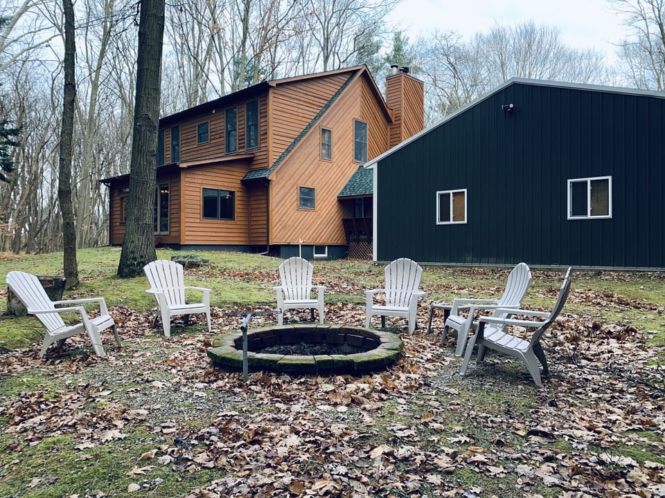 Private Backyard Fire Pit 