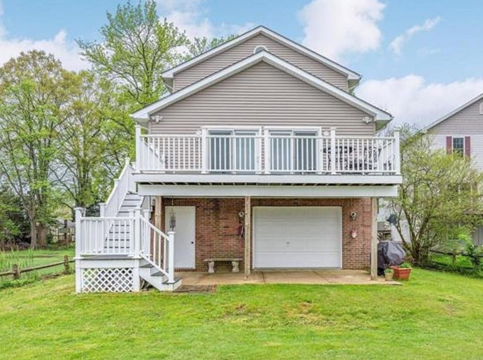 Rear of house facing Seneca Creek.