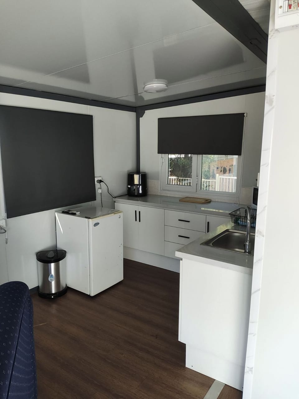 2 Bedroom Mount William Cabin | Private kitchen | Fridge, microwave, coffee/tea maker, electric kettle