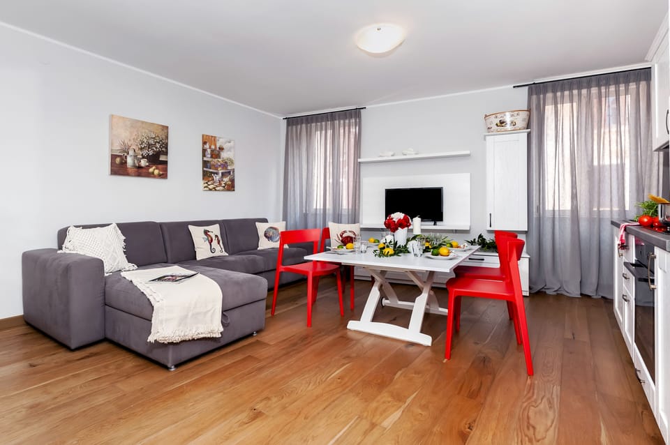 Comfort Apartment, 1 Bedroom, City View | Living area | LCD TV