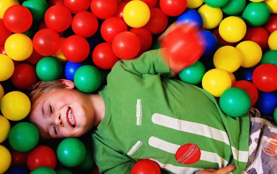 Ball pit fun