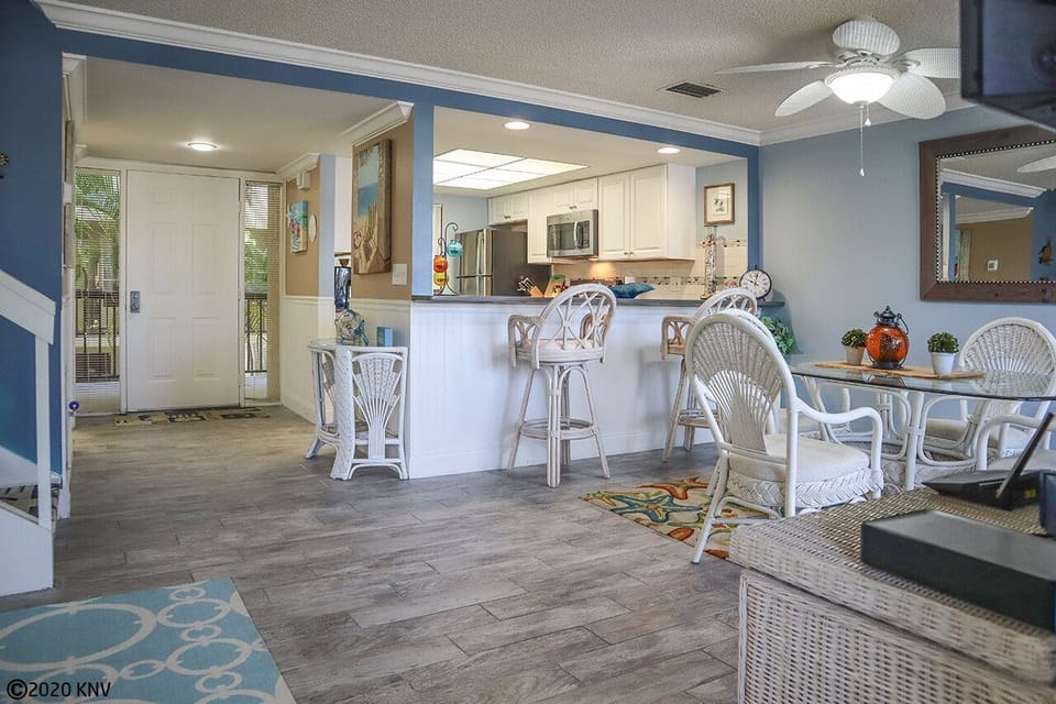 Spacious, open concept floor plan filled with sunlight