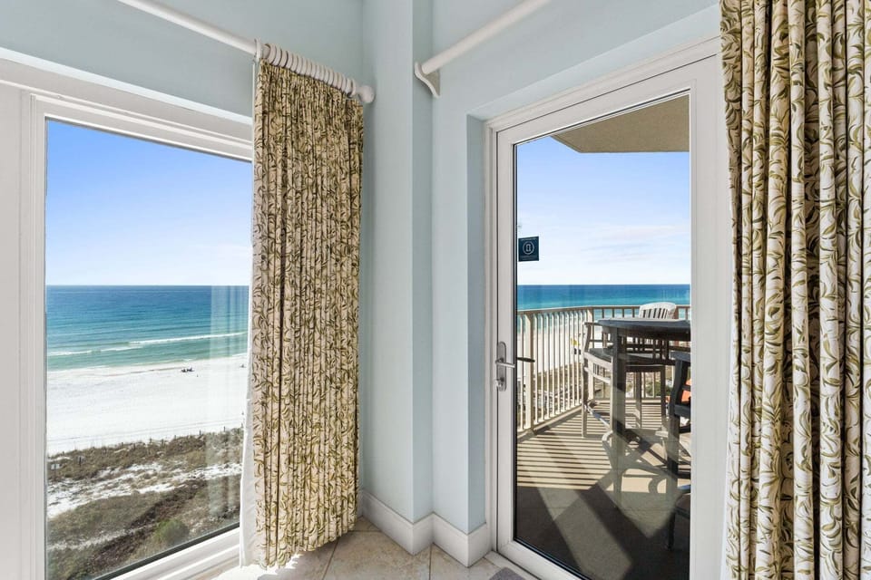 Drift off to the sound of waves in your beachfront master suite.
