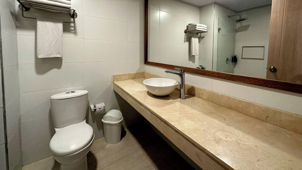 Towels, toilet paper