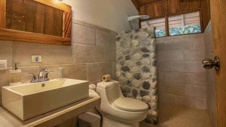 Shower, towels