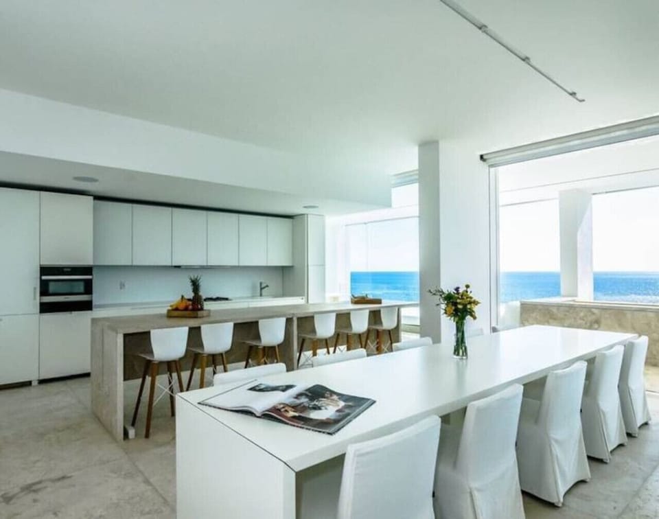 Dining and kitchen area