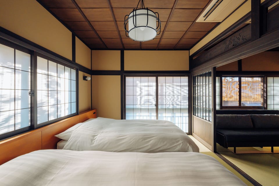 Premium Twin with Private Onsen | In-room safe, blackout drapes, WiFi (free), bed sheets