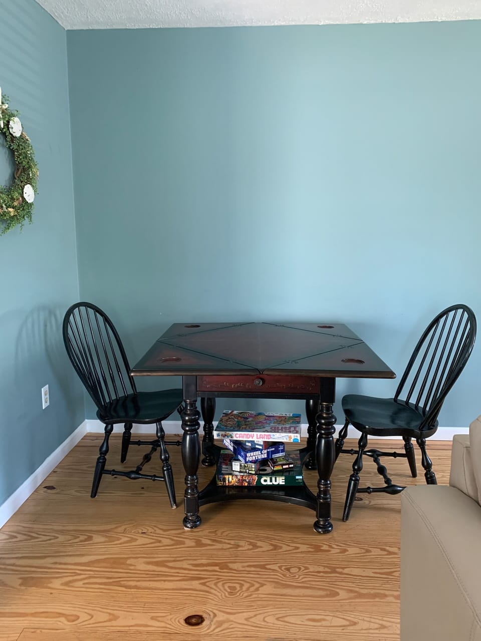 Game table in Family room