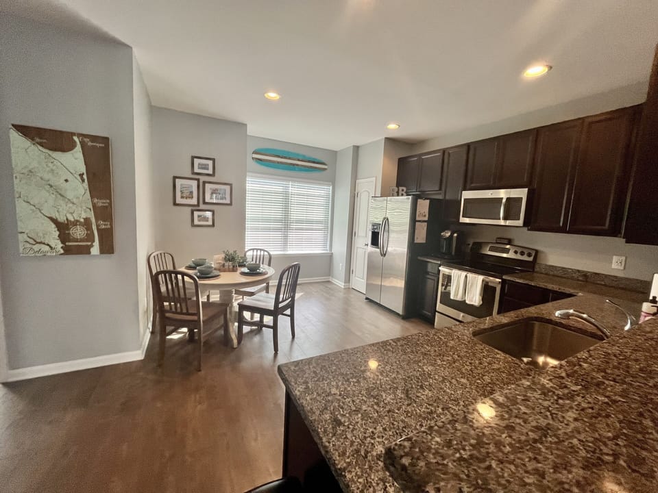 2nd Floor: Kitchen with eating area