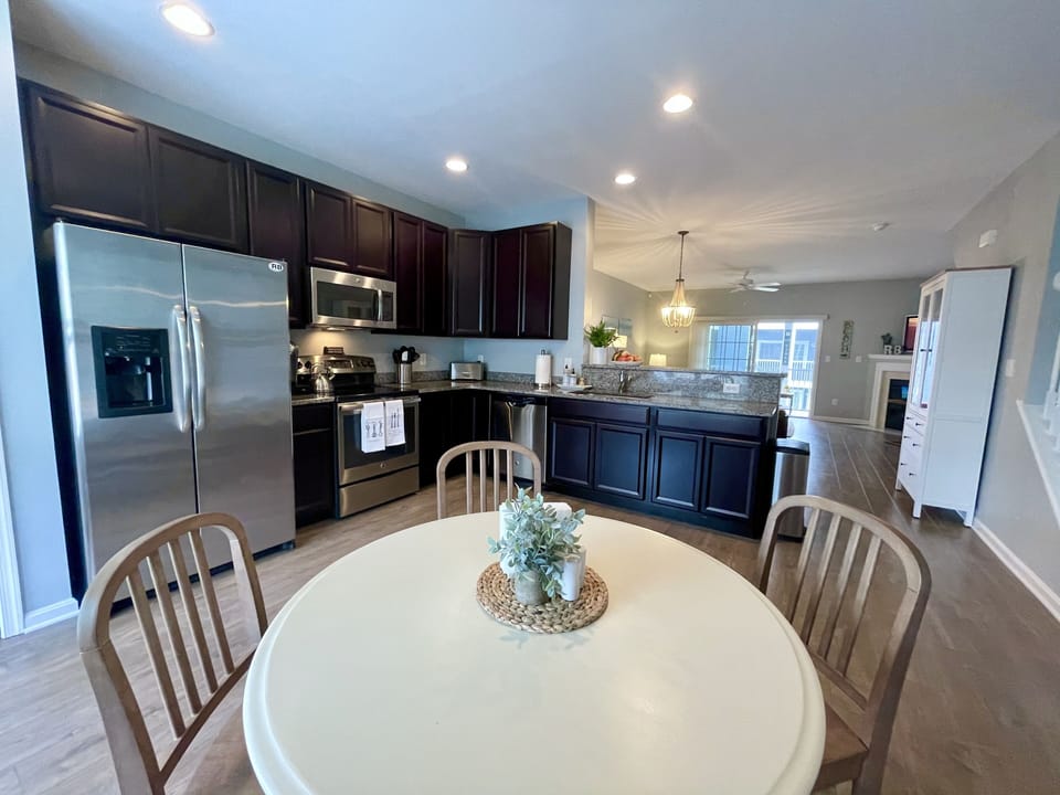 2nd Floor:  Kitchen with additional seating for 4