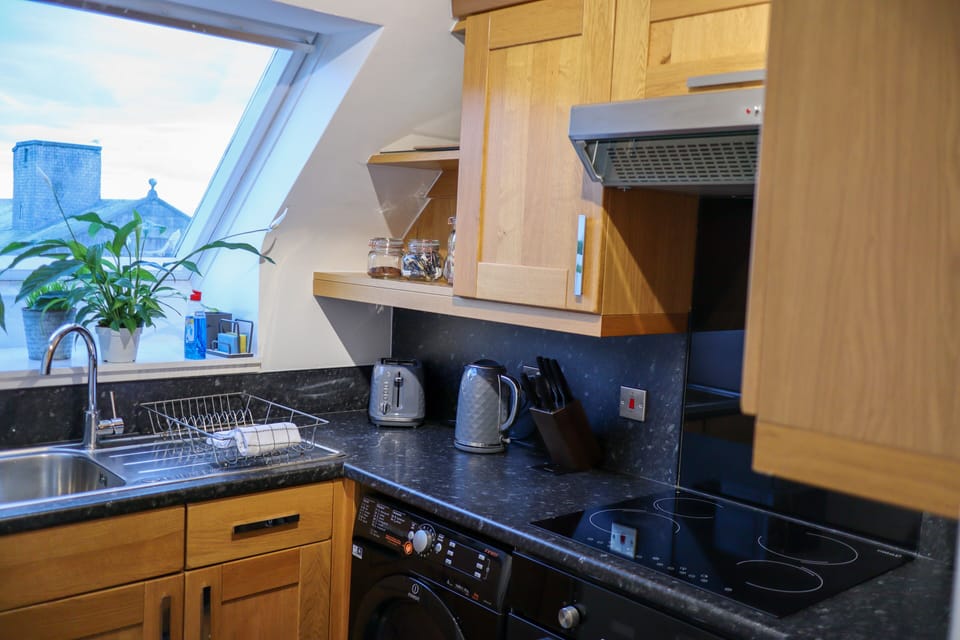 City Apartment, Private Bathroom, Harbor View | Shared kitchen