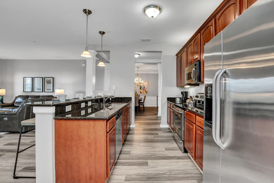 Kitchen:  Revel in ample storage space, ensuring organized and clutter-free counters for seamless meal preparation.
