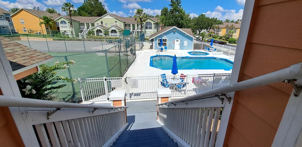 Just steps away from the pool & amenities