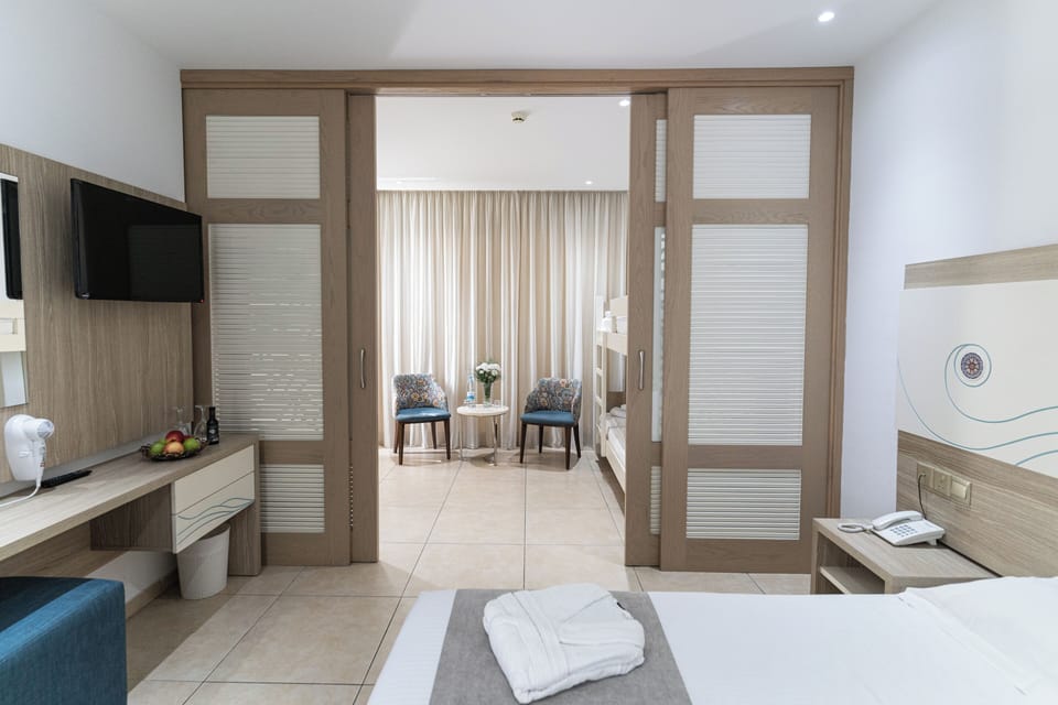 Junior Suite - Family Sea View Room | In-room safe, soundproofing, iron/ironing board, WiFi