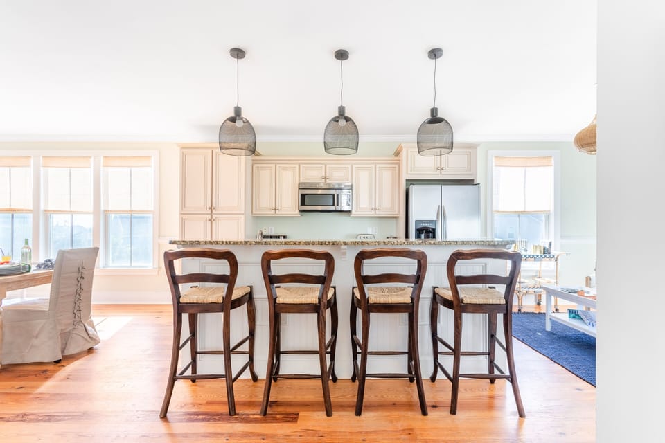 Breakfast bar.