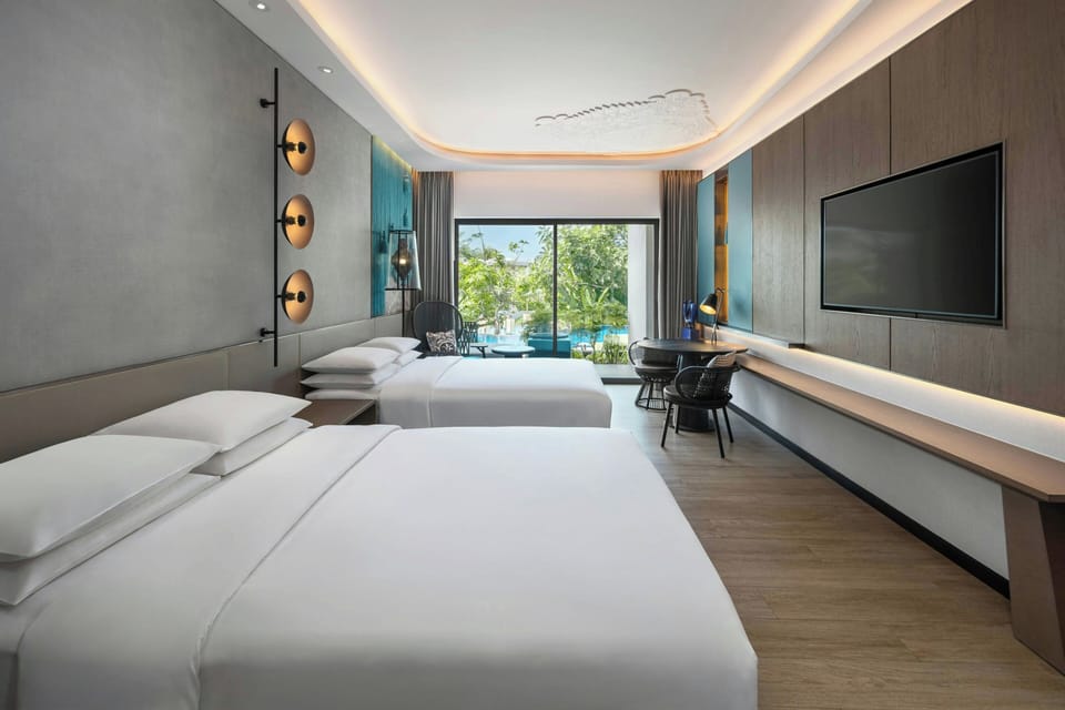 Deluxe Room, 2 Double Beds, Balcony, Poolside (Poolside) | View from room