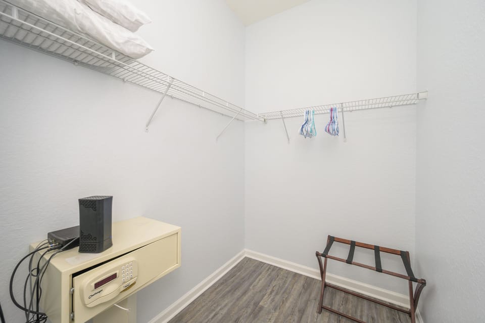 Primary Closet with Safe