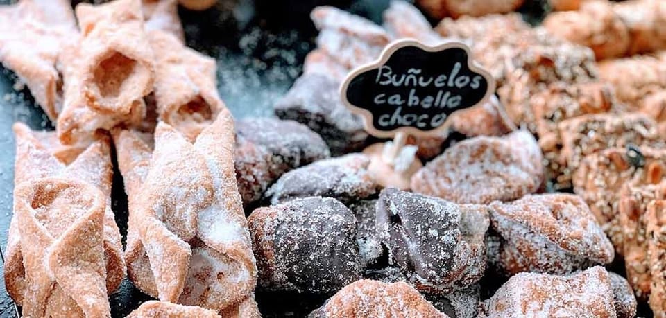 Watch Conchita make the pestinos that the village is famous for