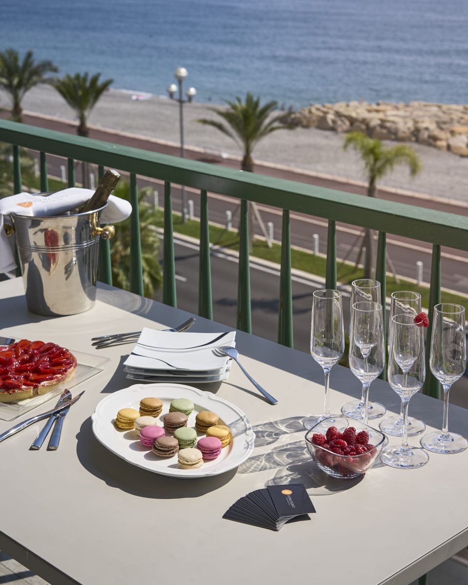 Champagne with a view!