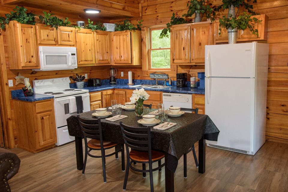 Fully stocked kitchen
