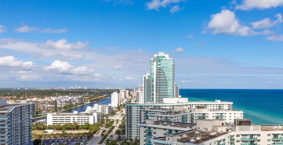 Ocean view 1 bed on 19th floor Miami (3861)