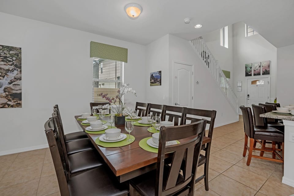 Dine in style: Experience elegance and comfort in our inviting dining area.