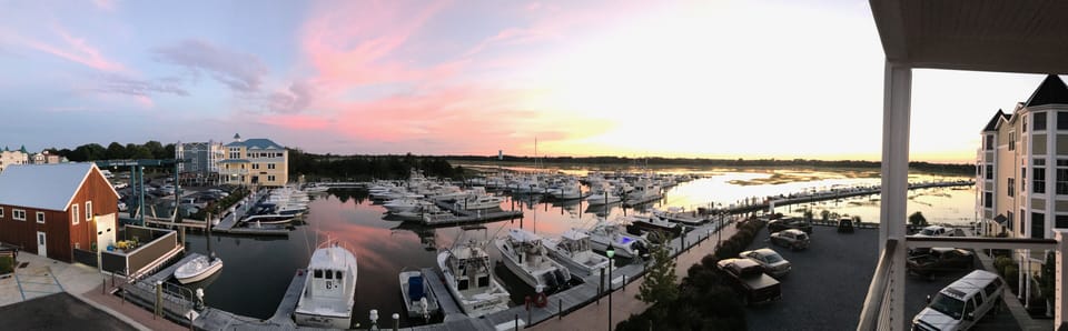 Cape May Marina at Sunset
