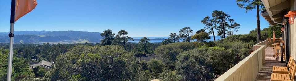 Showing 90 of 180-degree view from wrap around deck.  Best viewed on computer.