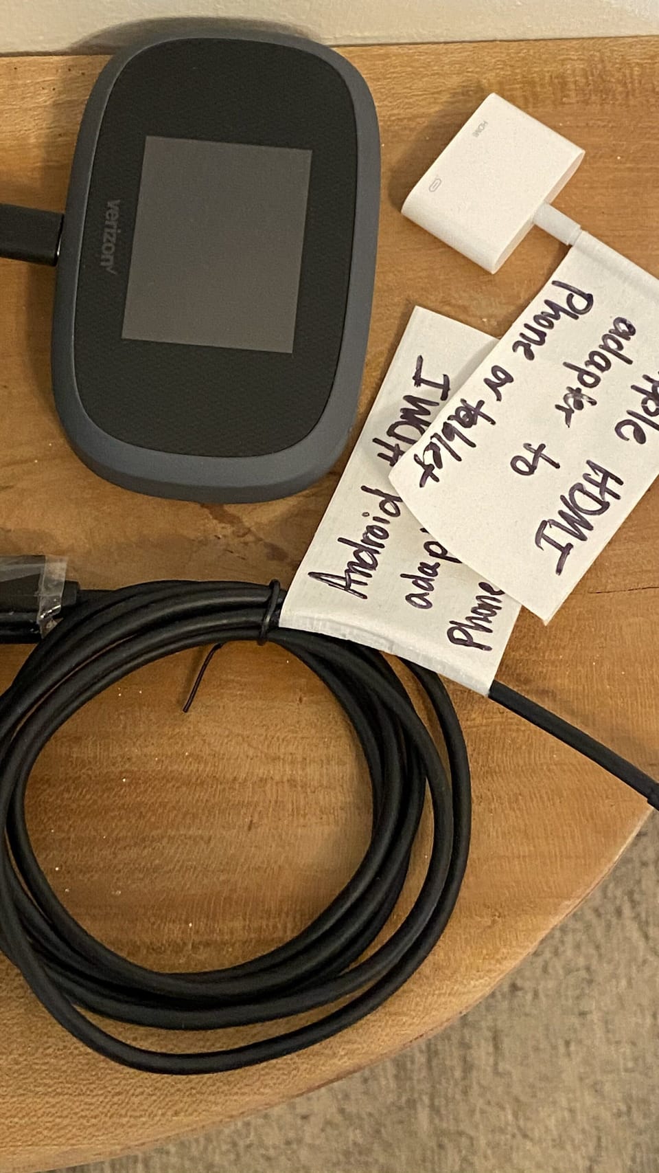 Adapters for watching downloaded content from your iPhone, iPad, Androids