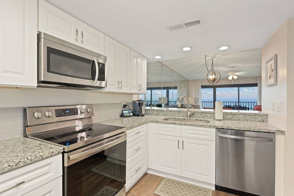 Updated kitchen with ample counter space