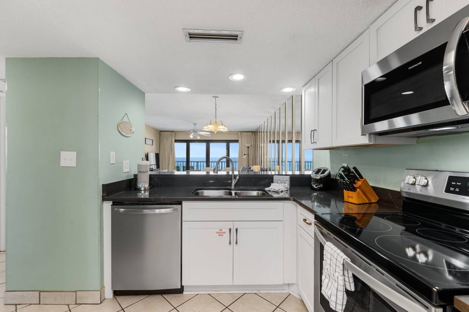 Ample counter space