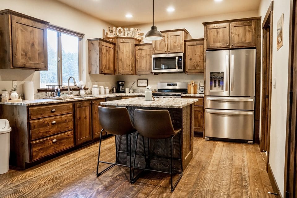 New appliances, gas stove 