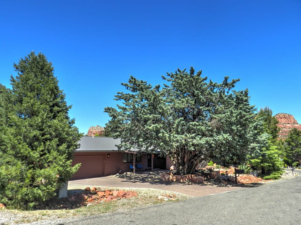 Front of the house.
