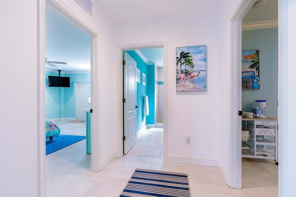 Thoughtful layout provides privacy while maintaining easy access throughout the home.