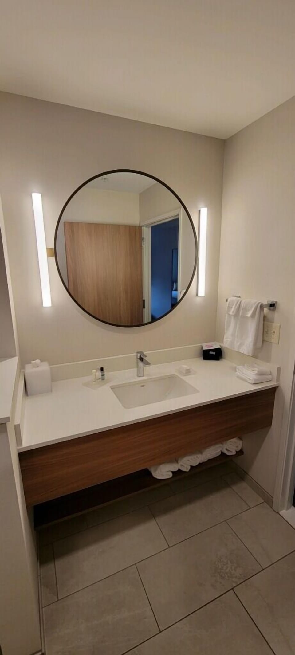 Free toiletries, hair dryer, towels