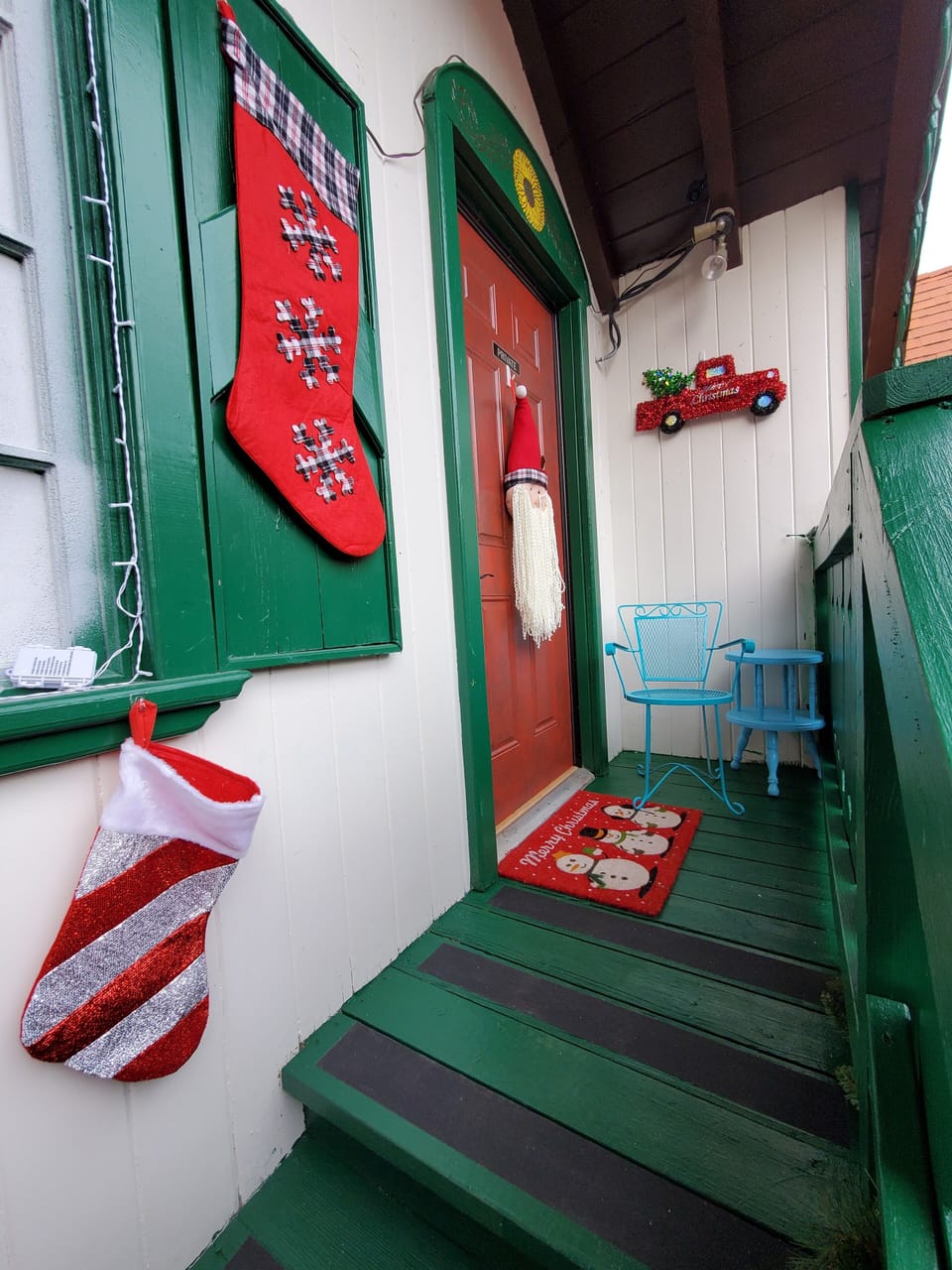 Entrance to unit