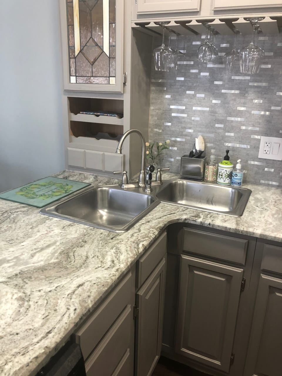 Enjoy cooking meals in the fully stocked kitchen