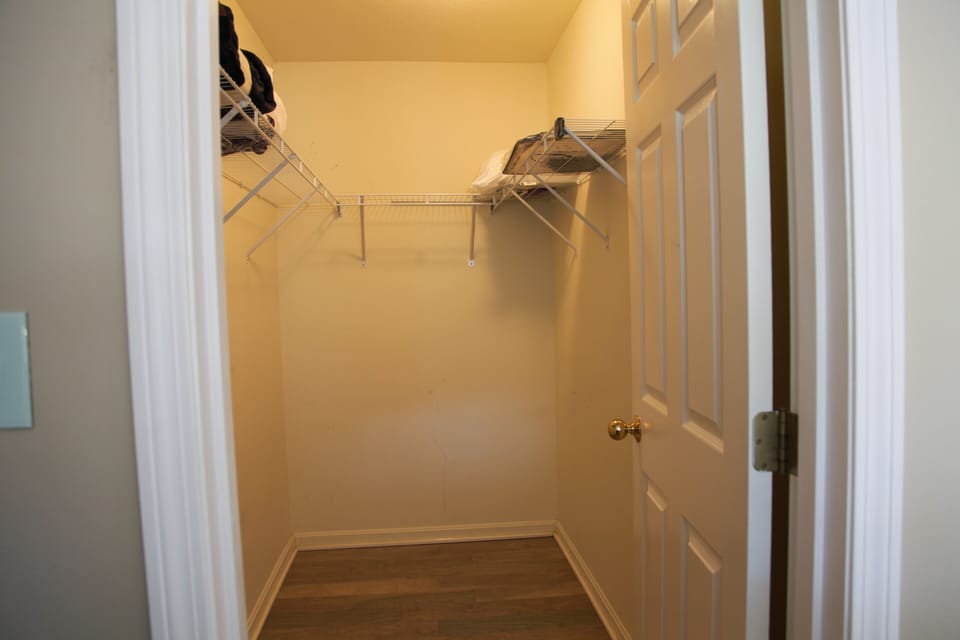 2nd bedroom walk in closet