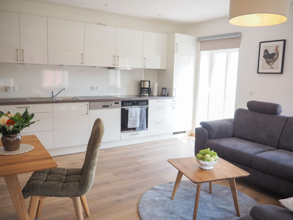 Classic Apartment | Private kitchen | Fridge, oven, stovetop, dishwasher