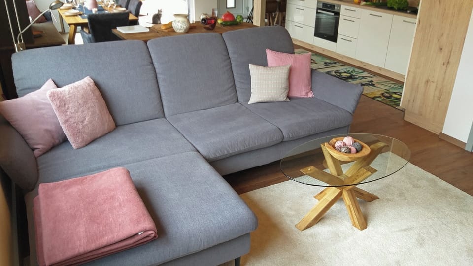 Condo | Living area | 42-inch flat-screen TV with satellite channels, TV, DVD player