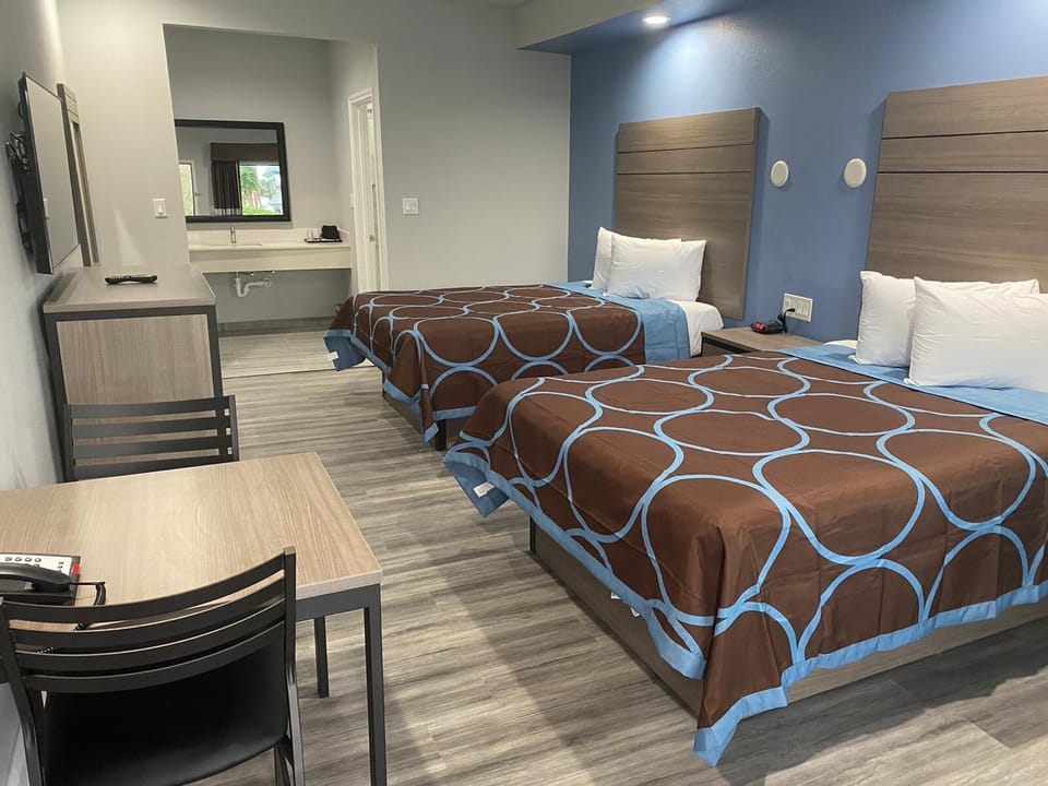 Standard Double Room, 2 Queen Beds | Premium bedding, desk, blackout drapes, WiFi (free)