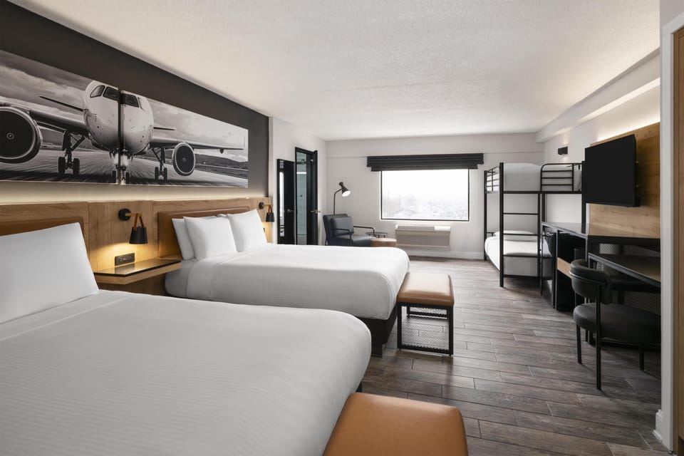 Family Room, 1 Twin Bed, Non Smoking, Refrigerator | In-room safe, desk, laptop workspace, blackout drapes