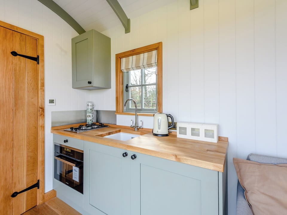 Open plan living space | Shepherds Hut Retreat, Alderbury, near Salisbury